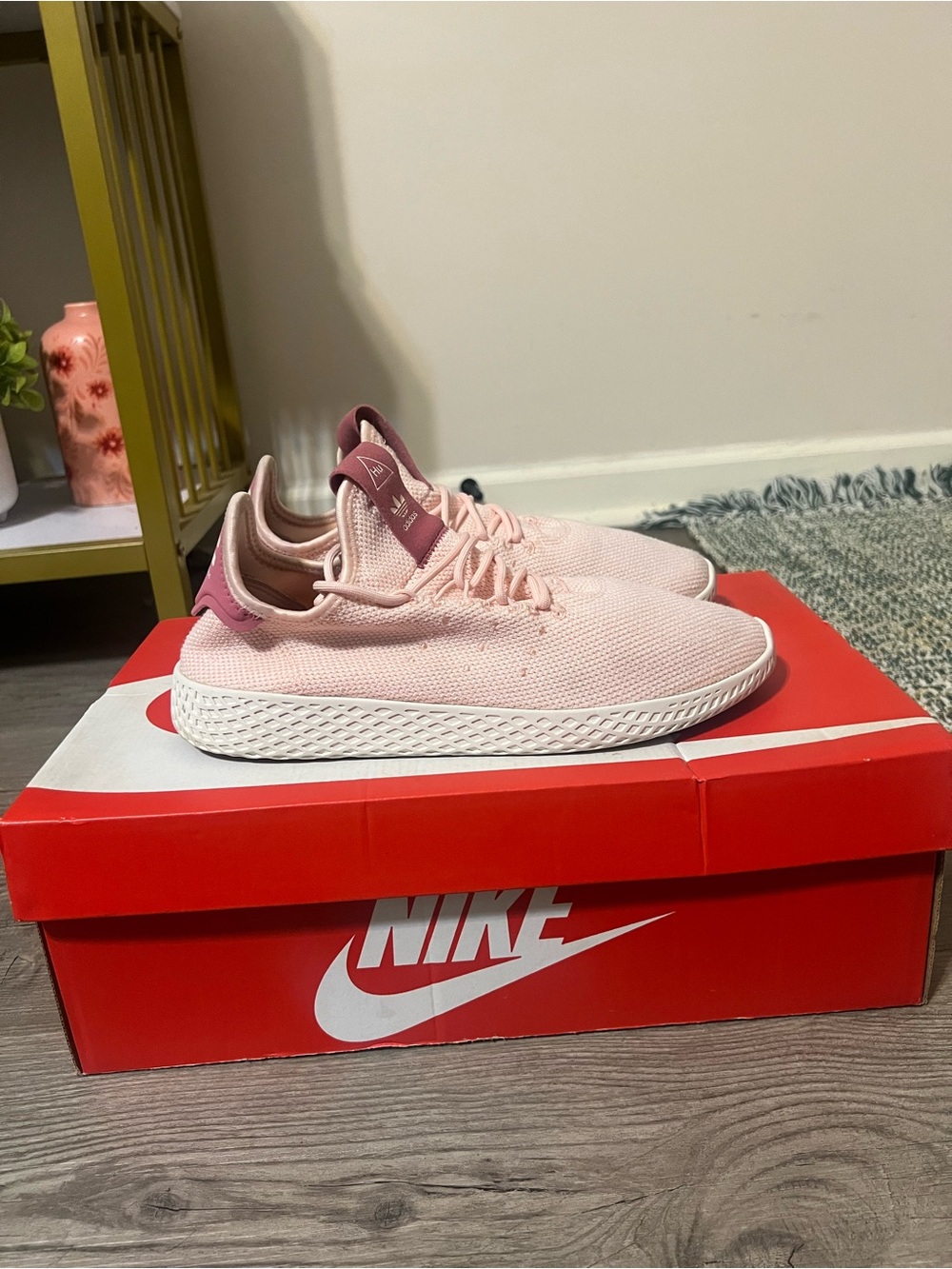 Pharrell x adidas Women’s Tennis Hu 'Icey Pink' AQ0988